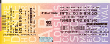 Rock en Seine 2009 - le s�same pour Oasis